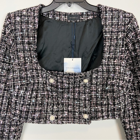 Majorelle Bia Bolero Top in Candy Shop Tweed - Picture 3 of 11